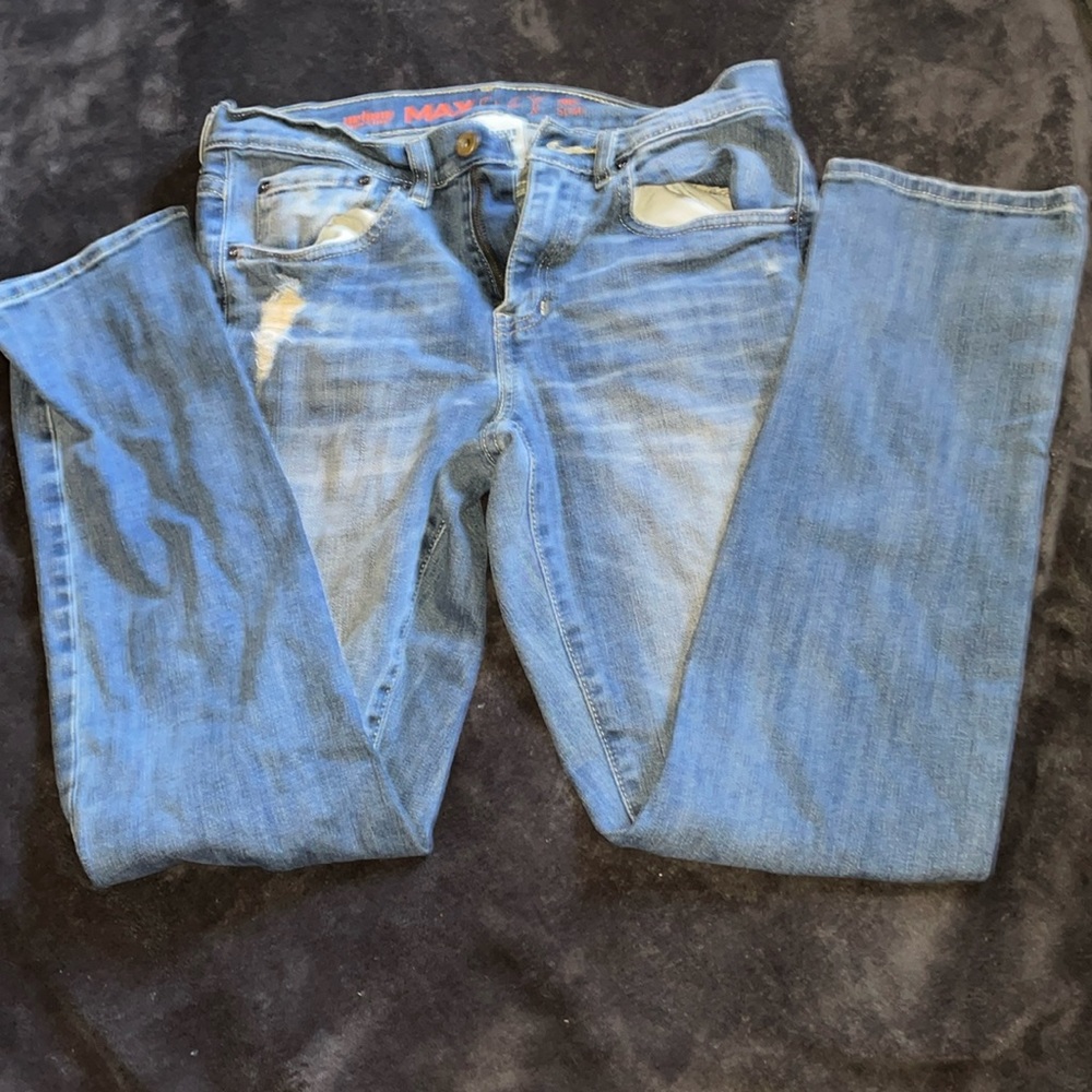 Urban Pipeline Distressed Blue Jeans